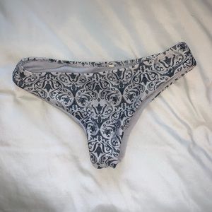 Patterned Cheeky Cut Bathing Suit Bottoms